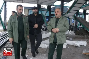 بازدید فرمانده سپاه قدس گیلان از پروژه&zwnj;های عمرانی استان گیلان