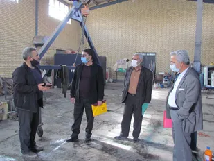 حضور گروه جهادی بسیج مهندسین در کارخانجات شاهرود در راستای برنامه کلینیک صنعت یار