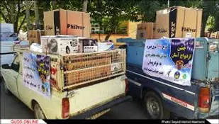 ۱۱۰ سری جهیزیه به همت بسیج سازندگی سپاه جغتای توزیع شد