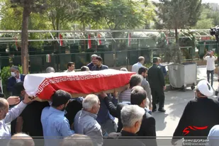تشییع پیکر پدر شهیدان هداوند