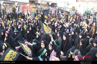 تجمع بزرگ رهروان زینبی در همدان