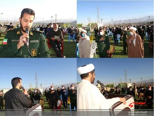 مراسم سوگواری اباعبدالله الحسین (ع) در تیپ 48 فتح برگزار شد