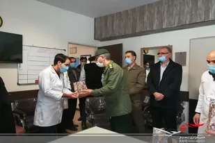 تجلیل از کادر درمانی بیمارستان ارتش همدان