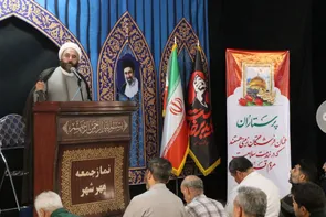 تاکید امام جمعه مهرشهر بر الگوی جهاد تبیین حضرت زینب (س) در رویارویی با استکبار/ملت ایران با صبر و بصیرت، توطئه‌های دشمن را به شکست کشانده است