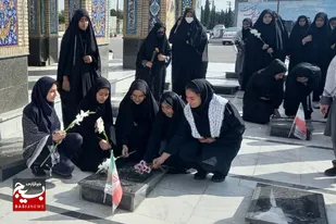 تجدید میثاق دانش&zwnj;آموزان دامغانی با &zwnj;شهدا