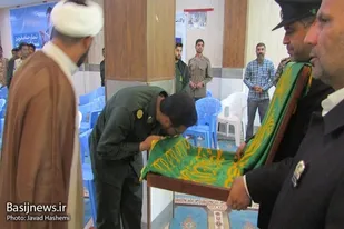 پاسداران ناحیه مقاومت بسیج سپاه کنارک امروز میزبان خادمین رضوی و پرچم حرم مطهر امام رضا(ع) بودند