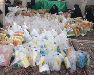 توزیع 400 بسته حمایتی کمک مومنانه بین نیازمندان بخش پاتاوه