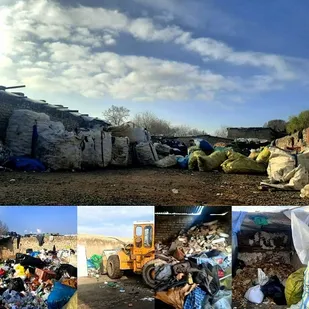 برخورد با مراکز غیرمجاز جمع آوری ضایعات در روستای زمان آباد