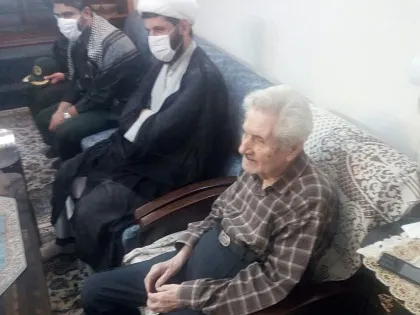 دیدار با خانواده شهیدان فرپور خمامی و رضا کرم