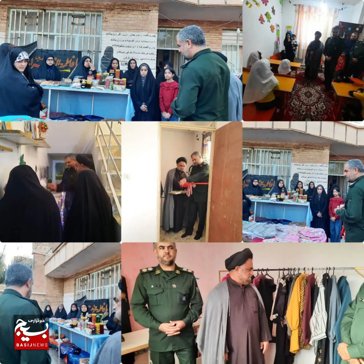 افتتاح کارگاه تولیدی و بازدید از دستاوردهای بانوان خرمشهری