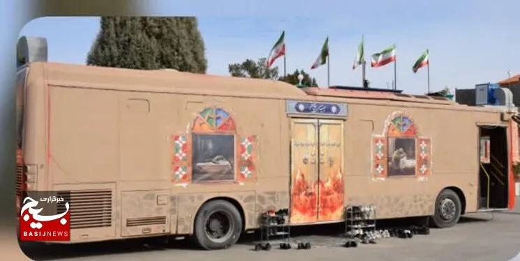 مشق فاطمی با «کاروان بی نشان» در کاشمر/حسینیۀ سیار به وسعت شهر، با اقامه عزا و ترویج سیرۀ حضرت زهرا (س) + فیلم