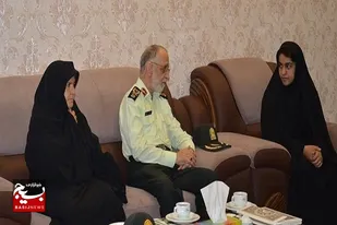 دیدار معاون هماهنگ کننده فراجا با ریحانه دختر ایران