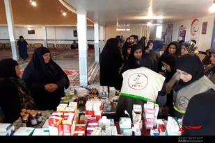 خدمات&zwnj;رسانی بسیج جامعه پزشکی در روستای چنار اسدآباد