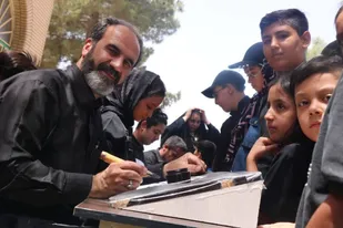 بداهه نویسی "سوگواری قلم" در کانون بسیج هنرمندان شهرستان بردسکن برگزار شد.