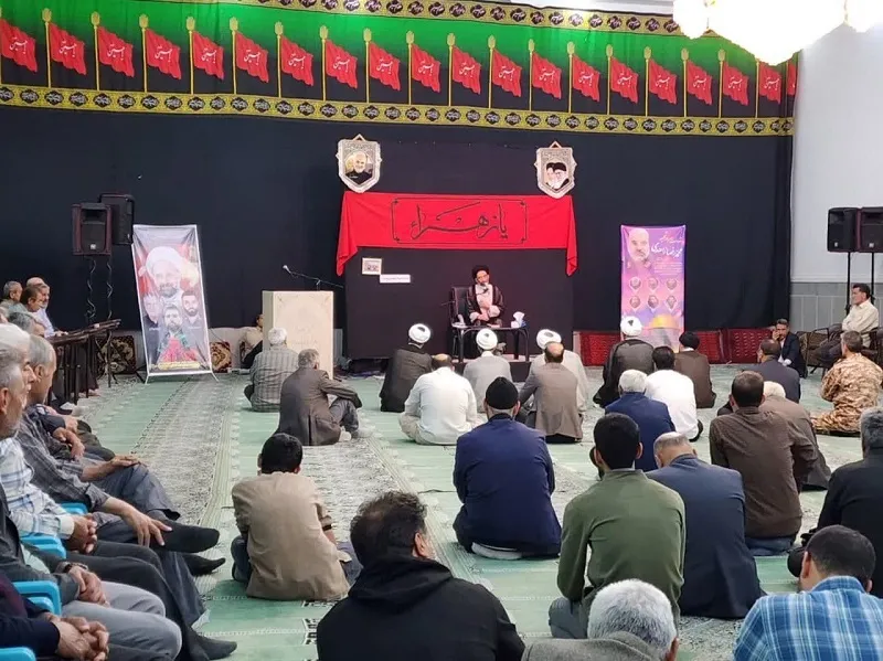 مراسم گرامیداشت شهدای طوفان الاحرار به یاد سردارسرلشکر شهید زاهدی و همراهانش