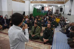 اولین یادواره شهدای محله علی آباد شهرستان میبد برگزار گردید