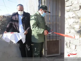 تحویل یک منزل به خانواده محروم در روستای رهورد قوچان
