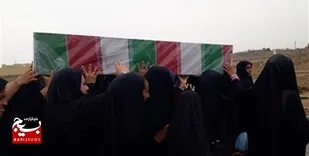 مادر شهید حمید قربانی آسمانی شد