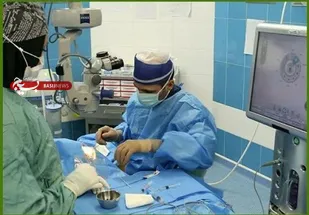 خدمت بی منت اقدامی از چشم پزشکان متخصص جهادگر