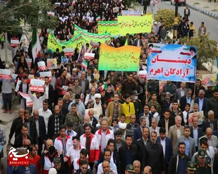 حضور تنگستانیها در بهاربارانی  شکوهمند انقلاب اسلامی