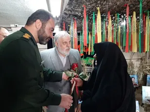 دیدار فرمانده سپاه حضرت عبدالعظیم(ع) با مدیر و کارکنان بنیاد شهید  شهرستان ری