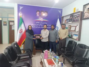 دیدار جانشین ناحیه مقاومت بسیج سپاه بندرلنگه با سرپرست اداره ورزش و جوانان شهرستان بندرلنگه