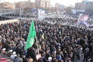 تجمع باشکوه ۹دی در همدان برگزار شد