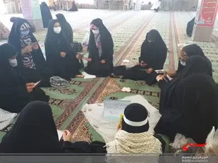 میقات صالحین خواهران بسیجی در نماز جمعه عبادی سیاسی شهرستان ساوه