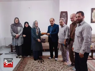 بسیج جامعه پزشکی لرستان از خانواده شهید جهادگر فرزاد شجاعی چاغروند تجلیل کرد