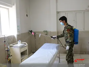 اماکن درمانی شاهین شهر ضد عفونی شد