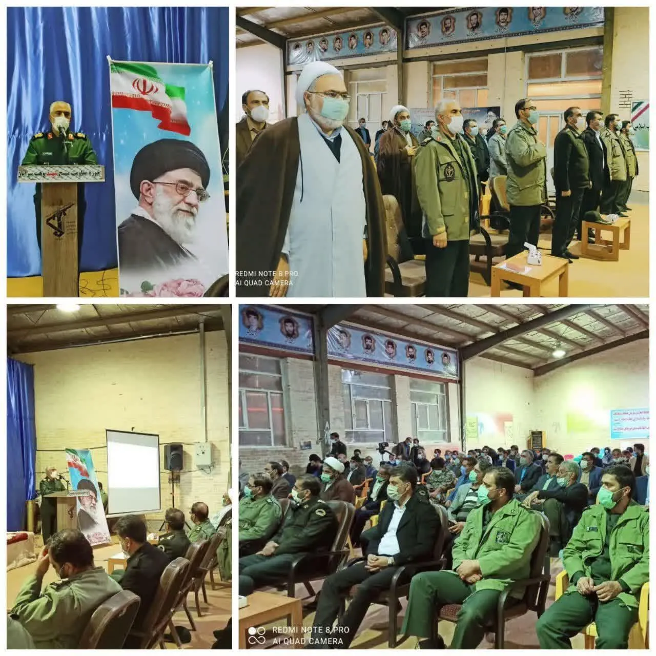 یادواره شهدای عملیات والفجر 8 با حضور سردار تناکی فرمانده تیپ سپاه انصارالرضا علیه‌السلام