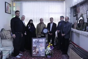 دیدار مسئولان ورزش کشور با خانواده شهید ورزشکار شهروز مظفری&zwnj;نیا + تصاویر
