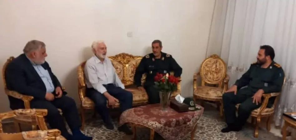 دیدار سردار ذوالقدر با خانواده شهدا و جانبازان شهرستان ری