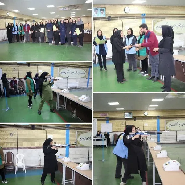 مسابقه تیراندازی بانوان شاغل در ادارات تابعه وزارت کار در کردستان برگزار شد