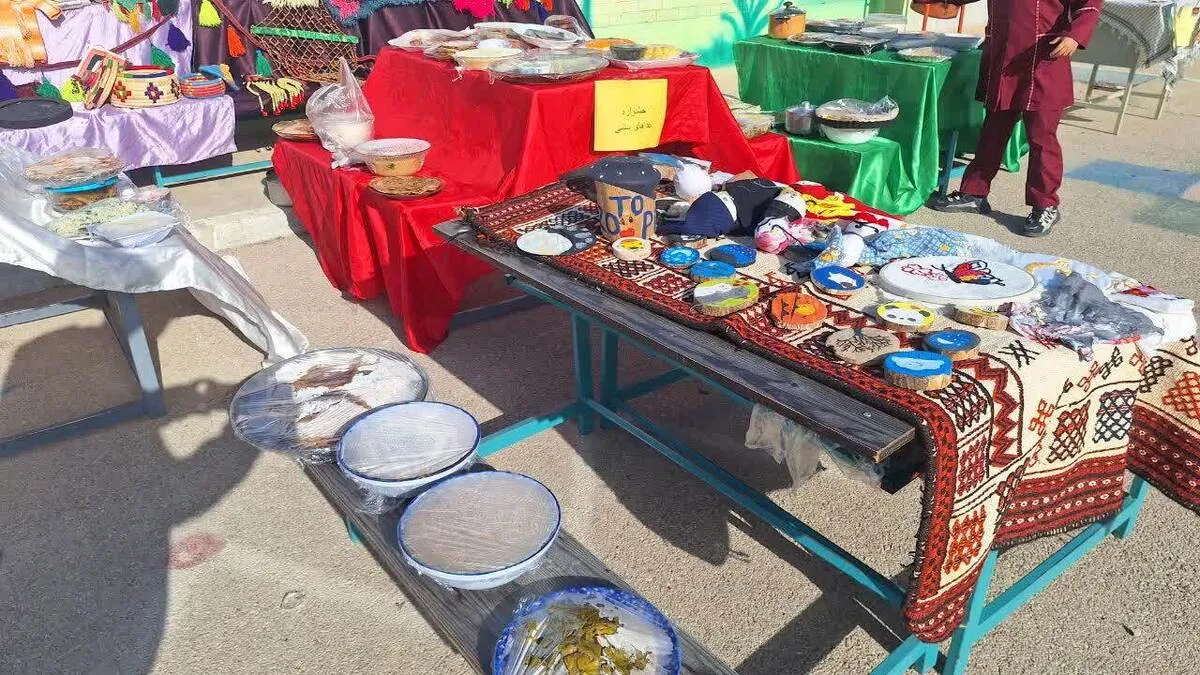 برپایی نمایشگاه بومی محلی در آغاجاری