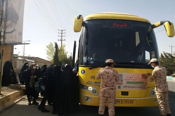 عزام بسیجیان شهرستان اقلید به اردوی راهیان نور