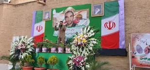 مراسم اربعین شهید جستجوگر نور حاجی قاسمی در بسطام برگزار شد+ تصاویر