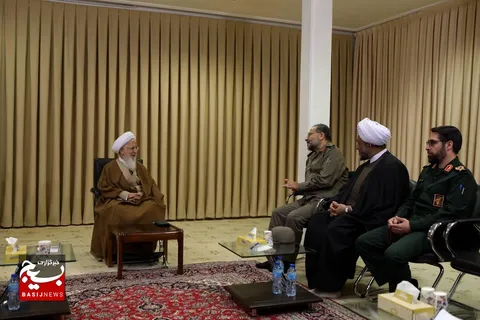 دیدارهای رئیس سازمان بسیج مستضعفین و مسئول نمایندگی ولی فقیه در‌ بسیج با علما و مراجع تقلید در قم