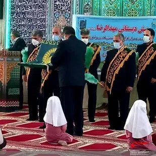 افتتاحیه اولین کانون مهدالرضا در شهرستان فراهان در روستای کودزر فراهان