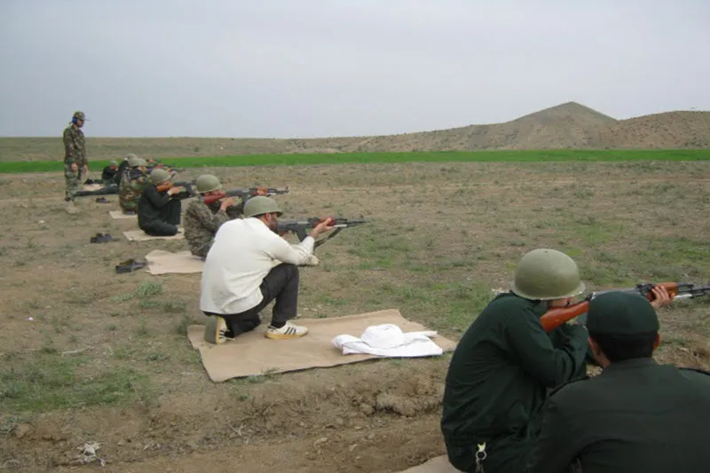 میدان تیر و اردوی عملیاتی کارکنان سپاه ناحیه فامنین