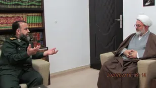 دیدار معاون هماهنگ کننده سپاه استان سمنان با امام جمعه شاهرود+ تصاویر
