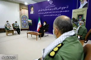 دیدار فرماندهان سپاه انصارالرضا (ع) با نماینده ولی فقیه در استان