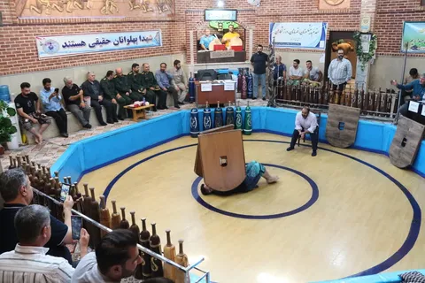 مسابقات قهرمانی ورزش‌های زورخانه‌ای و پهلوانی بسیج سپاه حضرت محمد رسول الله (ص) تهران بزرگ برگزار شد