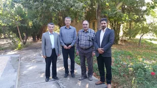 بازدید معاون وزیر جهاد کشاورزی در امور باغبانی از مرکز تحقیقات و آموزش کشاورزی سمنان (شاهرود)