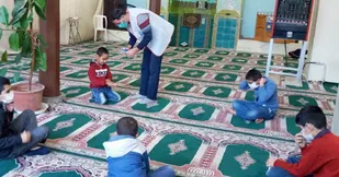 برگزاری کلاس جوانه های صالحین پایگاه بسیج محمد رسول الله(ص)