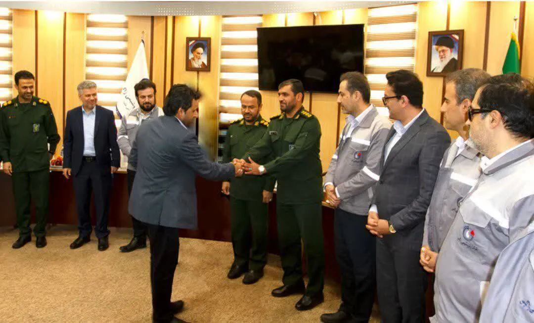 معارفه فرمانده بسیج پایگاه مقاومت شهید چمران شرکت پتروشیمی زاگرس
