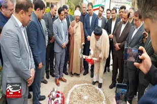 کلنگ&zwnj;زنی فاز دوم مجتمع گردشگری سراب فارسبان نهاوند&nbsp;