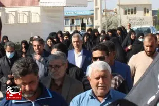 اجتماع مردم گناوه در محکومیت جنایت تروریستی کرمان