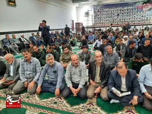 آیین بزرگداشت سی و پنجمین سالگرد رحلت بنیانگذار انقلاب اسلامی در زاوه + عکس