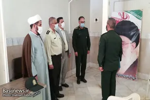 آیین تکریم و معارفه فرمانده حوزه قمربنی هاشم(ع) اسلامشهر آق&zwnj;گل ملایر